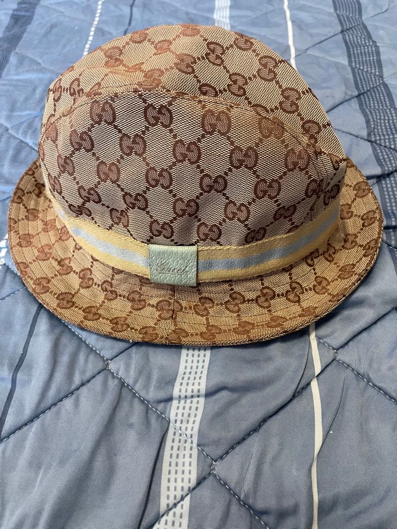 bamiki　GUCCI GGパターン バケットハット ベージュ