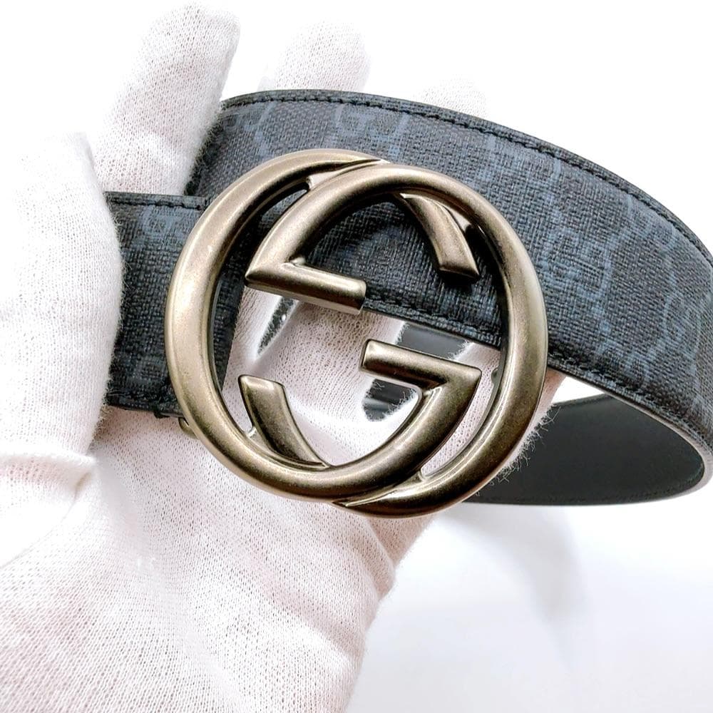 ◇グッチ◇GGスプリーム/ベルト/774153/PVC/ブランド