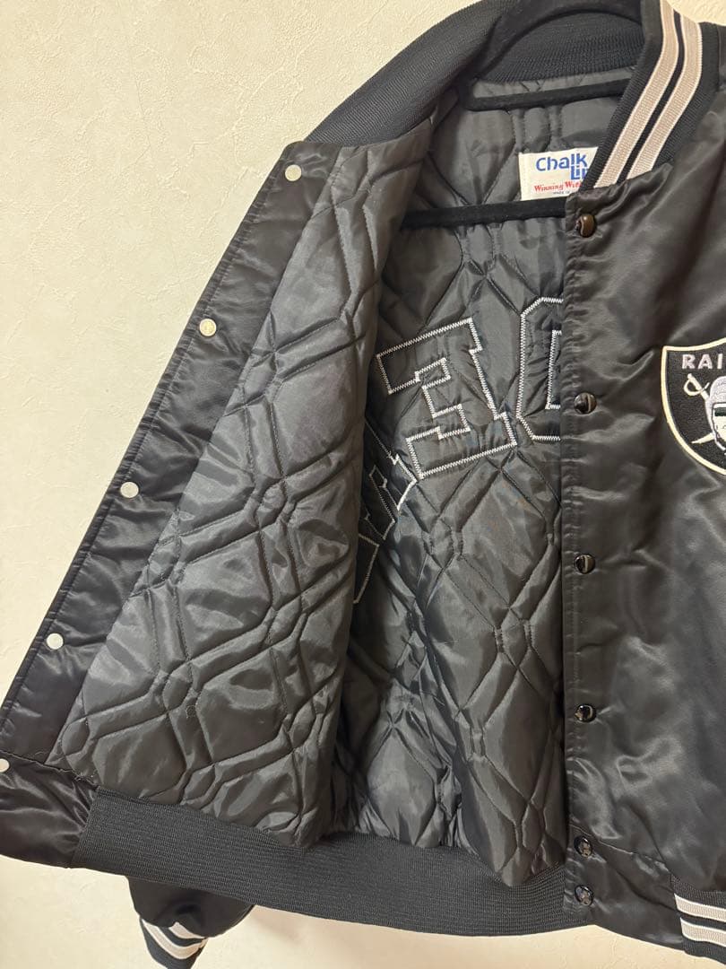 ［美品］RAIDERS スタジャン Chalk Line