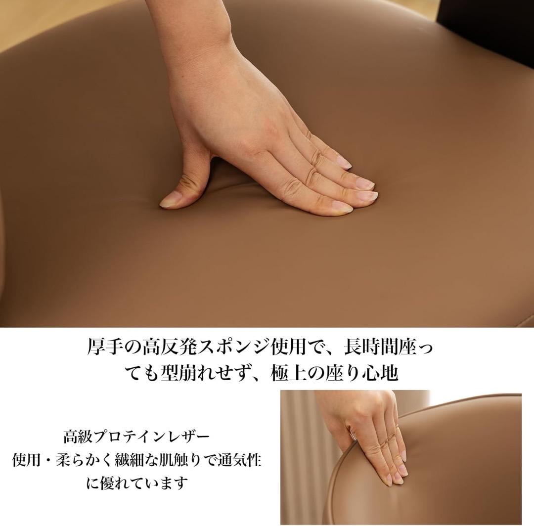 ダイニングチェア 2脚セット 北欧風 モダンデザイン 肘付 PUレザー　グレー