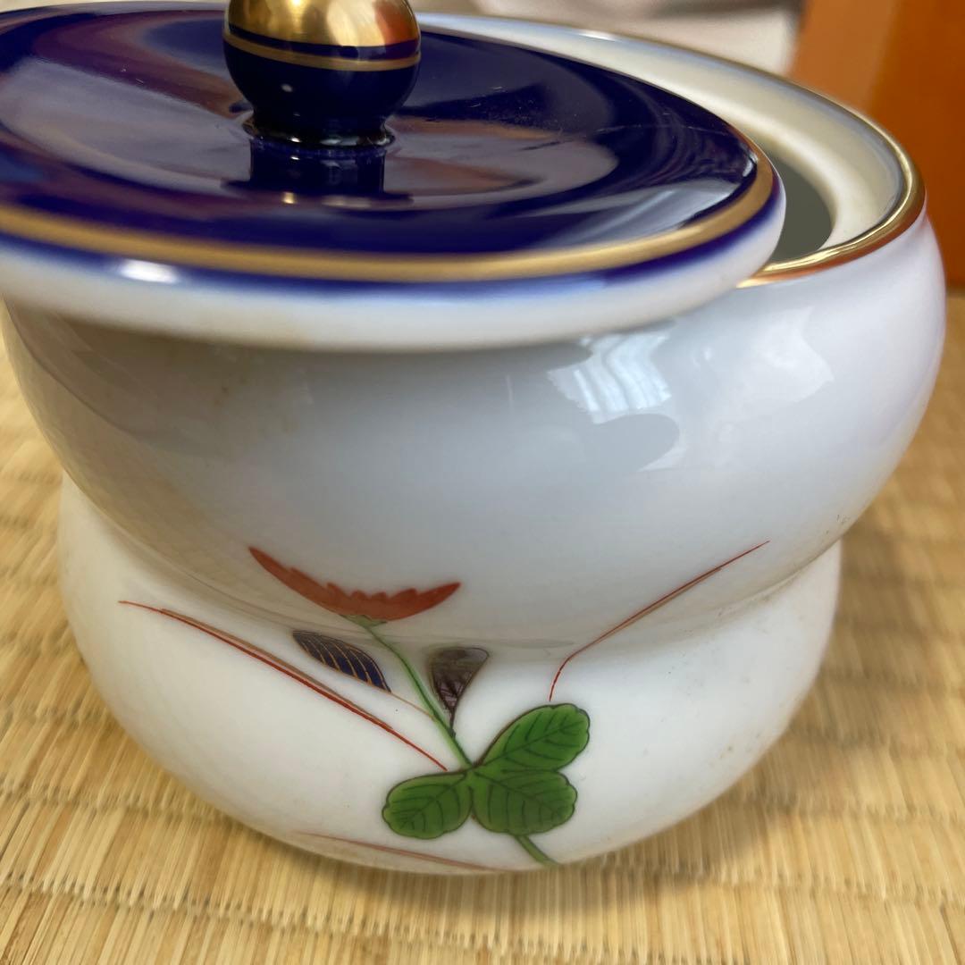 香蘭社　KORANSHA 蓋つき煮物椀 花柄