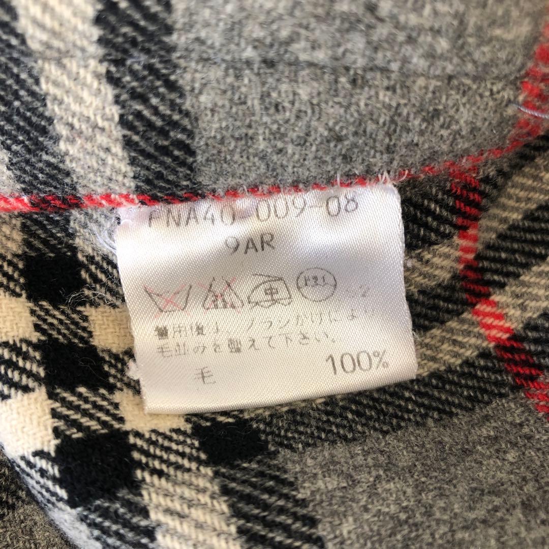 希少♦︎Burberrys ピーコート ダブルフェイス カシミア混 ウール グレー