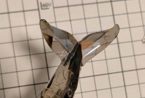 スワロフスキー イルカのお母さん ドルフィン マザーと赤ちゃんベビードルフィン