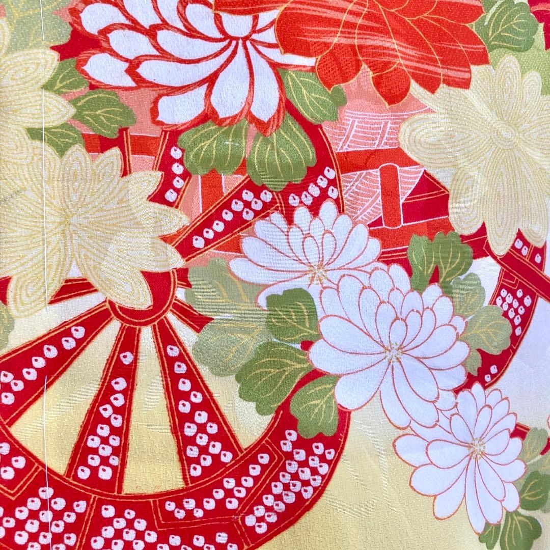 ★アンティーク　女の子　子供着物　3歳　七五三　　大正ロマン　NO48