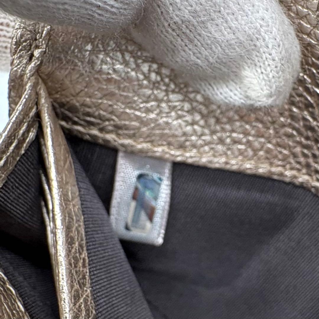 未使用箱付　ジミーチュー　長財布　スタッズ　ゴールド