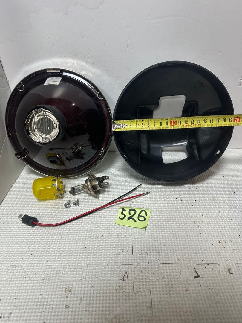 美品/希少当時物シビエスーパーオスカー180πシビエ凹みレンズ付きヘッドライト