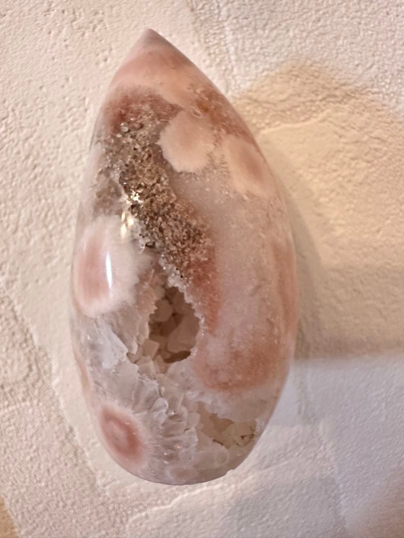 高品質　インカローズ　ロードクロサイト　タワー　六角柱