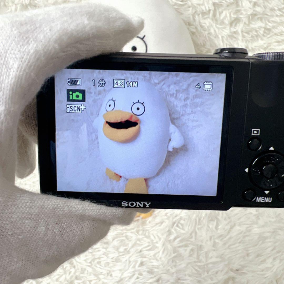 動作確認済✨　SONY Cyber-shot DSC-H55 ブラック 付属品