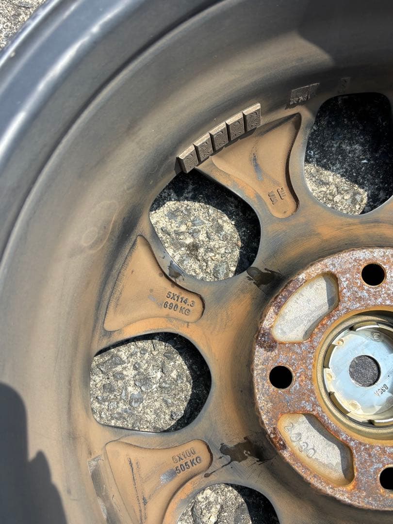 希少サイズ　パラマウント　デイトナ　アルミホイール　４本　中古品