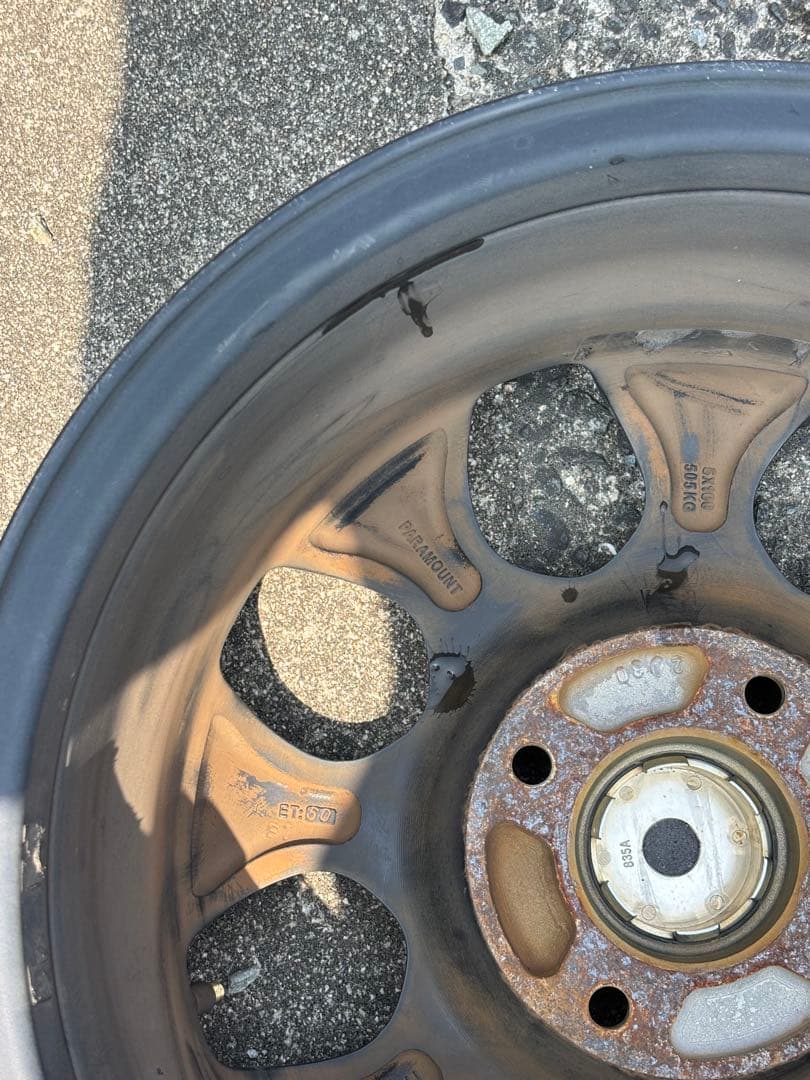 希少サイズ　パラマウント　デイトナ　アルミホイール　４本　中古品