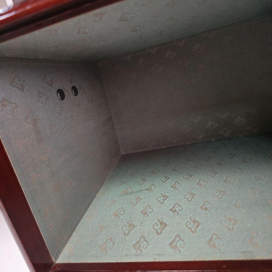 イ628 茶箱『前端雅峰造』『菊蒔絵　茶箱　木箱』茶道具