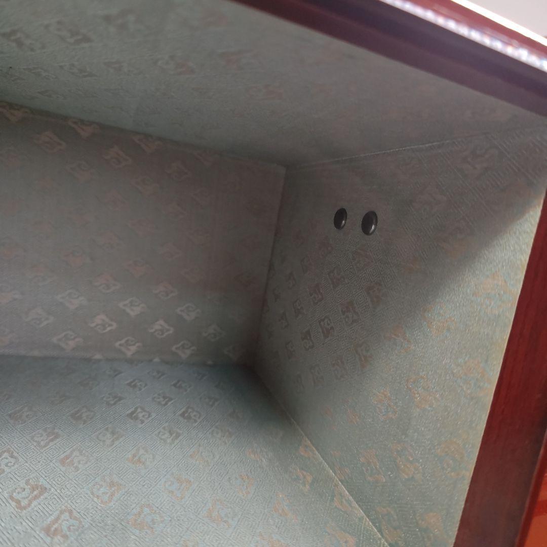 イ628 茶箱『前端雅峰造』『菊蒔絵　茶箱　木箱』茶道具