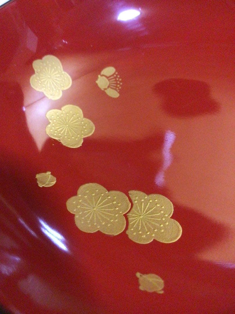 輪島塗 豪華蒔絵 祝椀 ４客セット 共箱付き