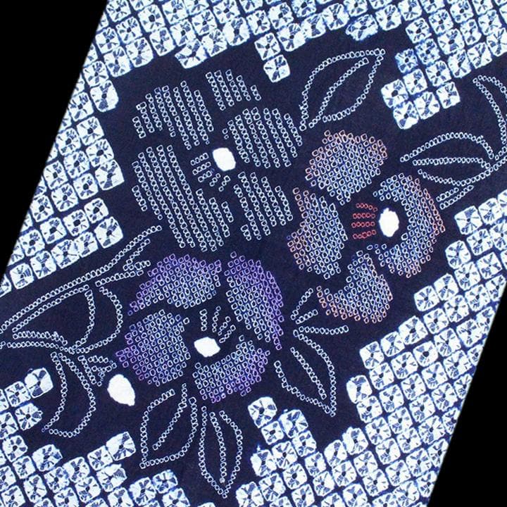 身丈１６５ｃｍ　特選の浴衣【有松鳴海絞り】　～本藍・手絞り染～　未使用品のお着物