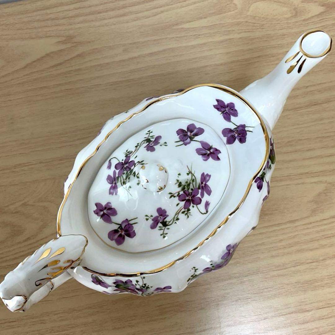 ハマースレイ　バイオレット　ティーポット　大