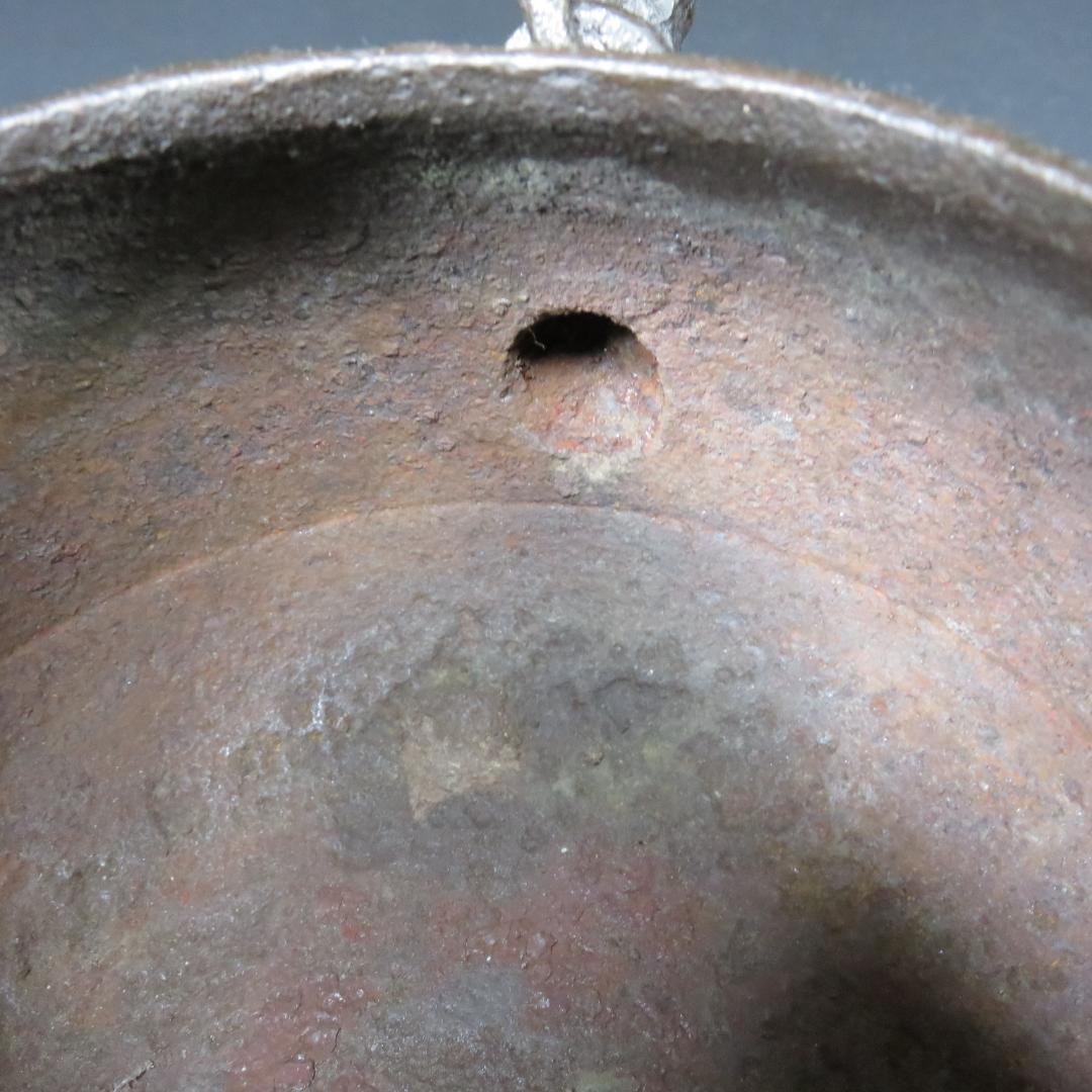 鉄瓶 鉄分補給 やかん 鉄器 表面に油 内側に錆 古銭 キャンプ