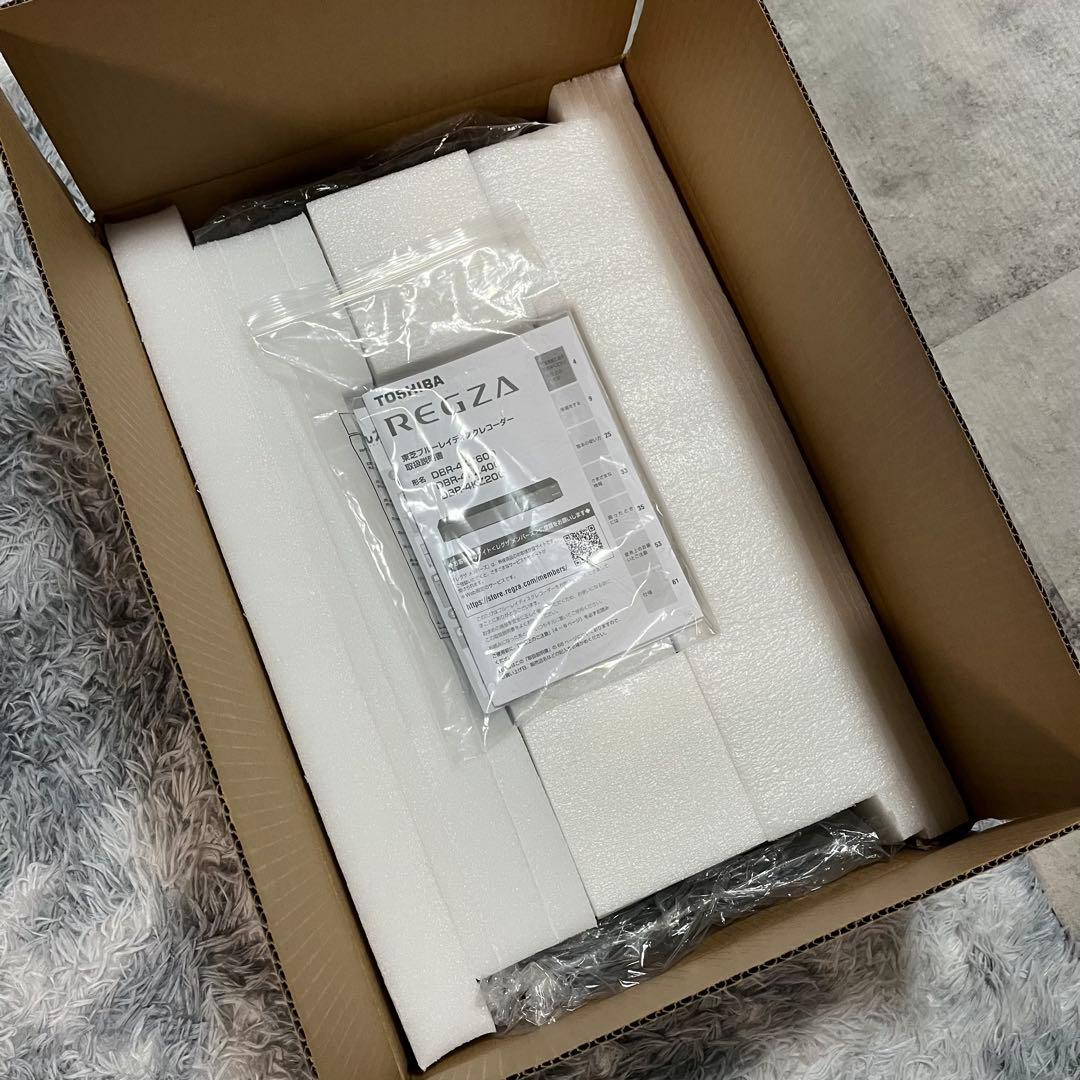 25年製　東芝　REGZA 4K 6TB DBR-4KZ600