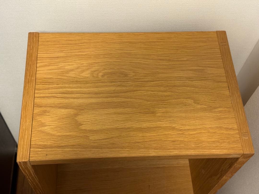 スタッキングシェルフ　２段　オーク材