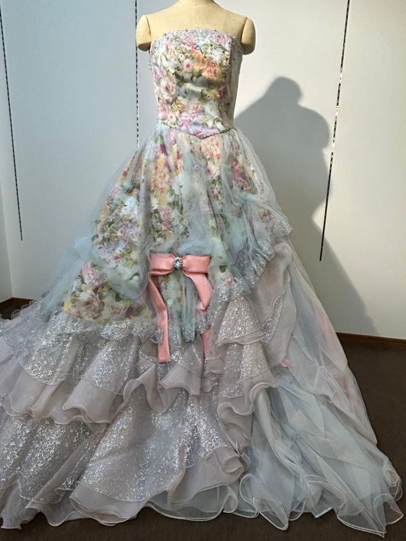 マリア・ローザ MAR-1024 花柄フレアドレス 9-13T