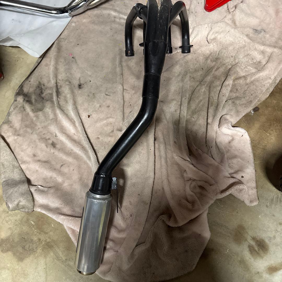 ZRX400 マフラー　ヨシムラサイクロン　ショート管