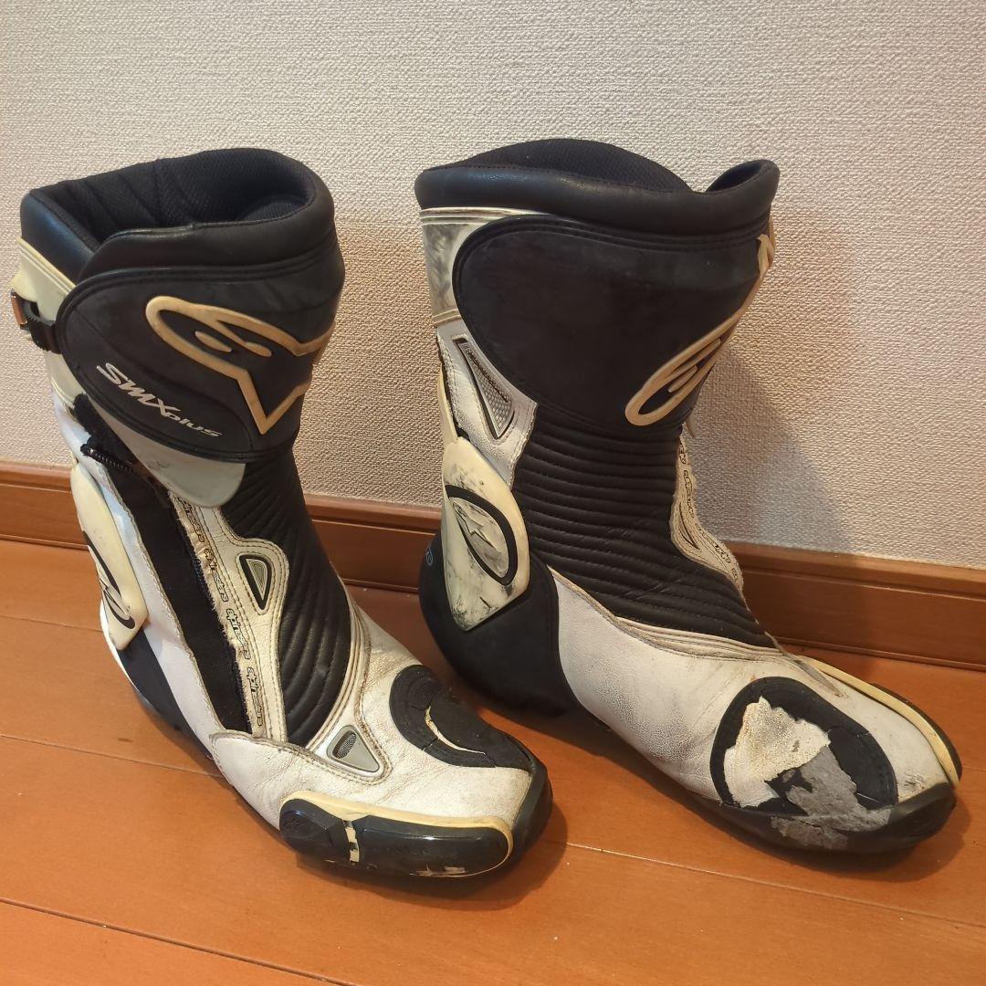 Alpinestars SMX-PLUS バイクブーツ ホワイト/ブラック
