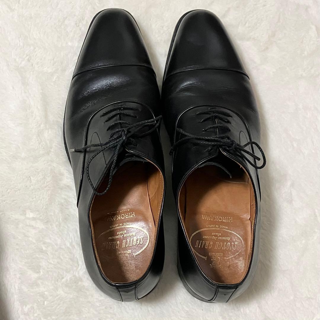 SCOTCH GRAIN ビジネス シューズ 革靴 26.5 黒 ストレート