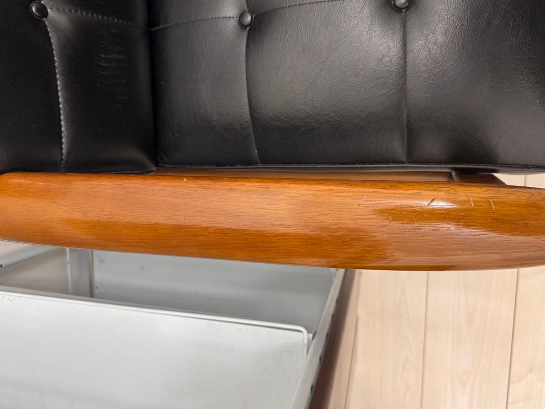 カリモク　Kチェア　2シーター　ブラック