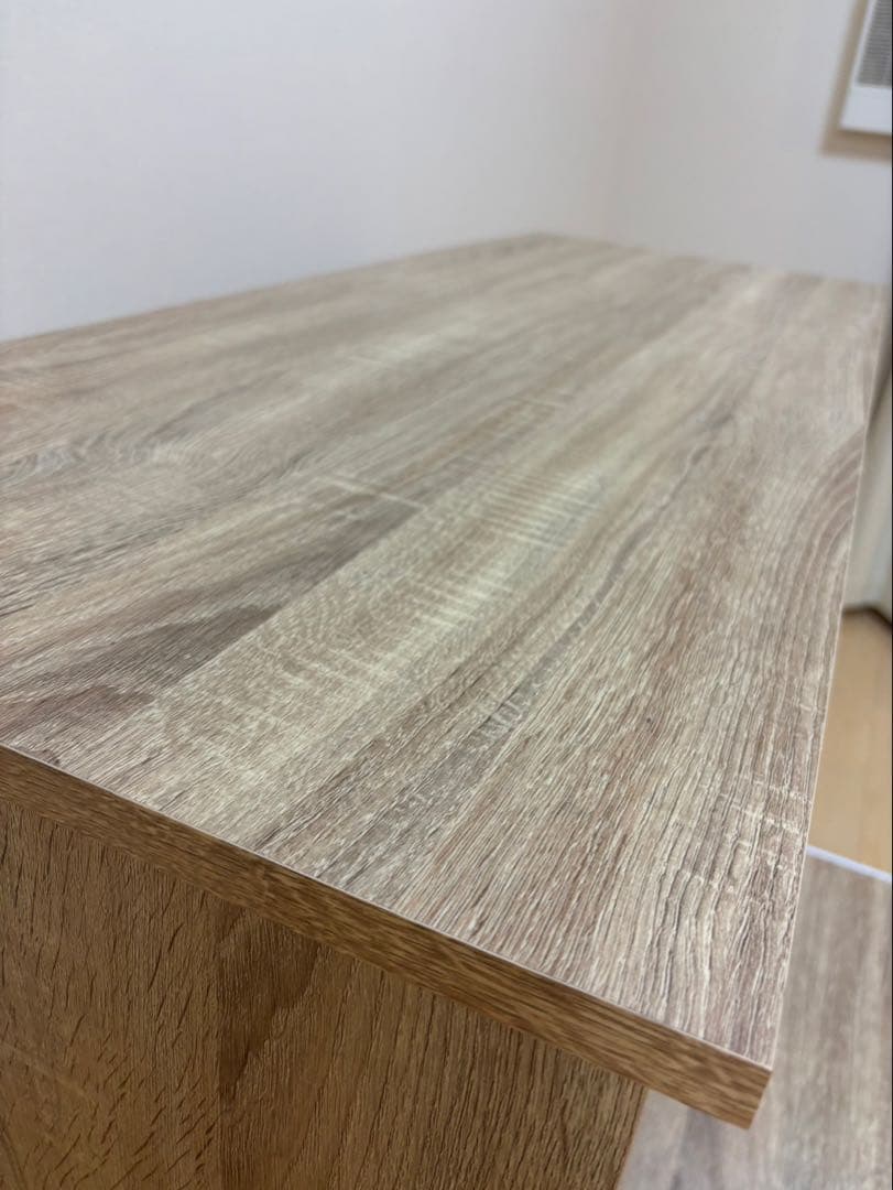 【送料込】LOWYA キッチンカウンター（オーク）　使用期間短く、美品！