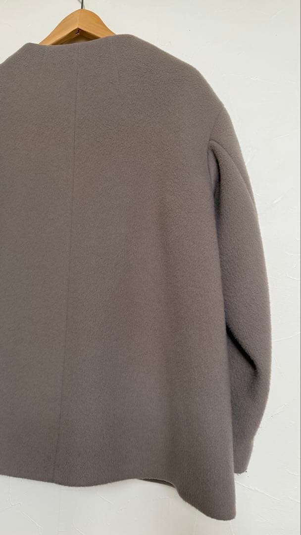 IENA イエナ MANTECO マンテコ ウールノーカラーショートコート