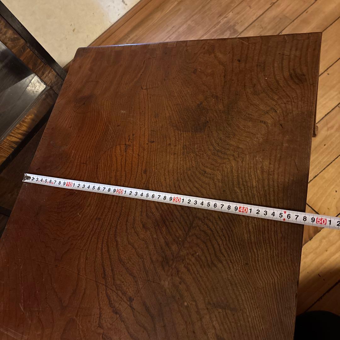 木製文机 引き出し付き 約80cm