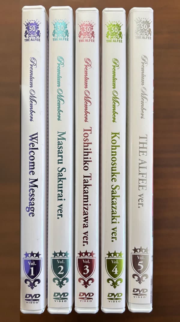 THE ALFEE 50th Anniversary DVD 5本セット