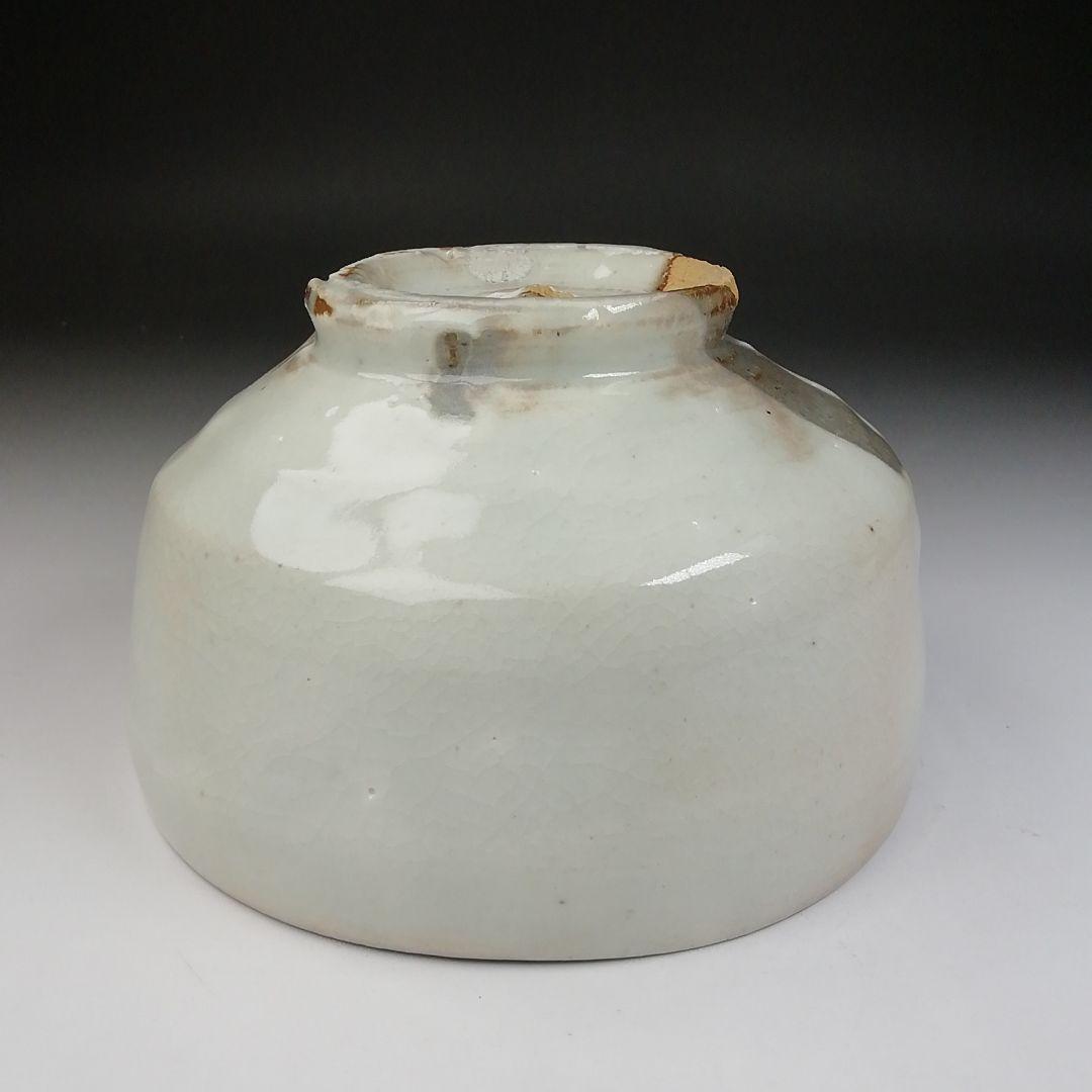 Ｔ４６１　茶碗　『粉引茶碗』『子の日窯　大島久興 作』　共箱　抹茶碗　茶道具