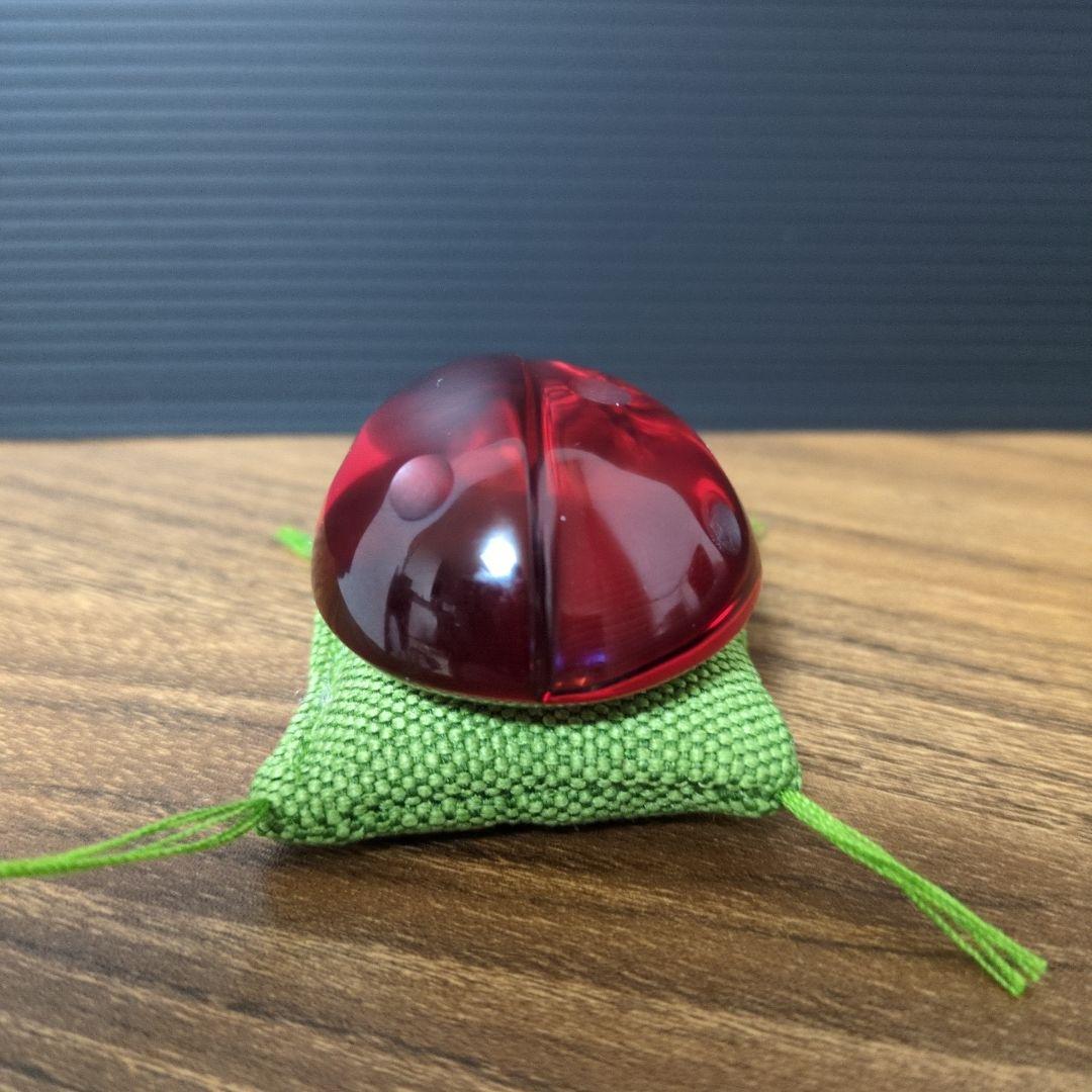 Baccarat バカラ てんとう虫 クリスタル　レッド