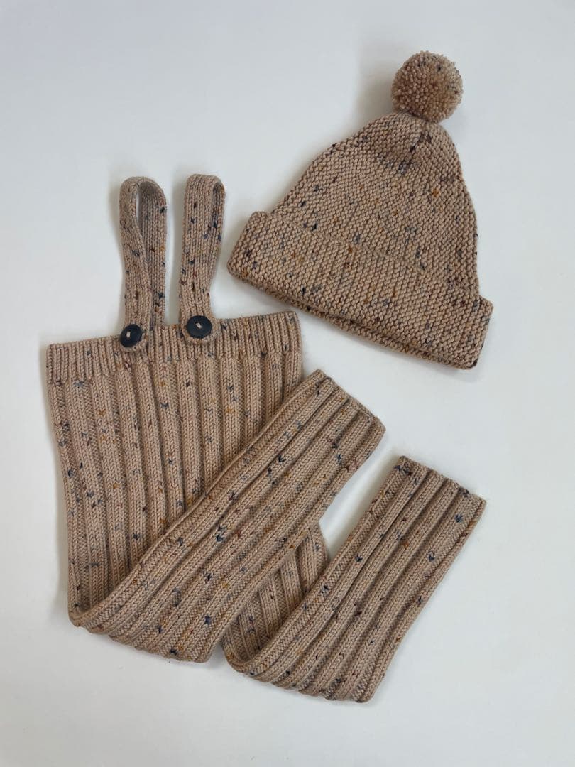 misha&puff ロンギース12-18m 　（ニット帽SET）