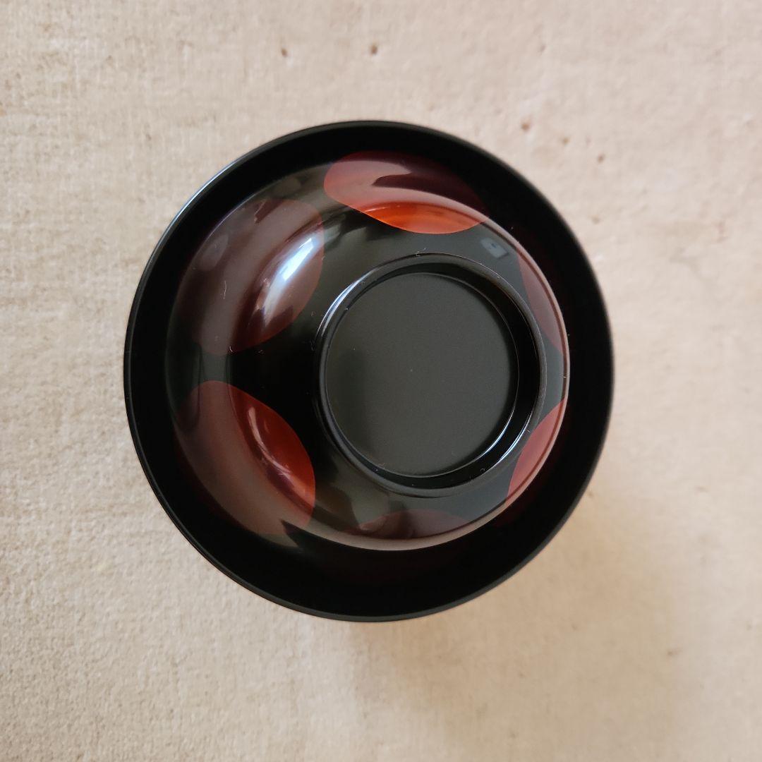 L【新品、超美品】象彦　汁椀　 日月 白檀睦美椀　五客セット