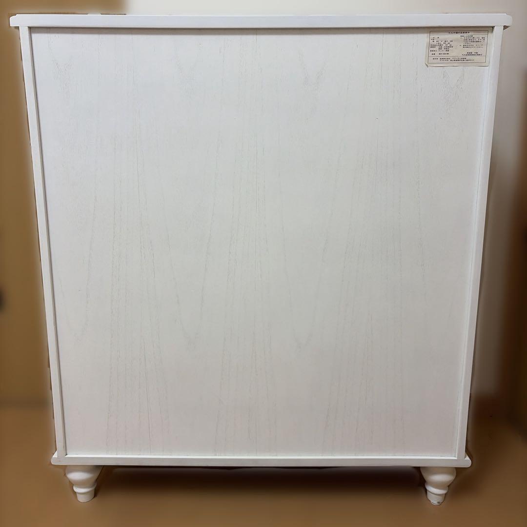 ロマンティックプリンセス ロマプリ 5段 チェスト Deux 姫系家具 白家具