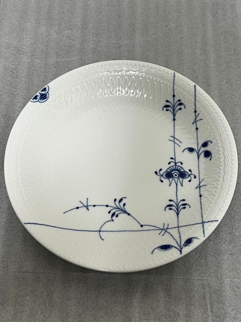 ★美品未使用★ロイヤルコペンハーゲン ブルーパルメッテ プレート 20cm 5枚