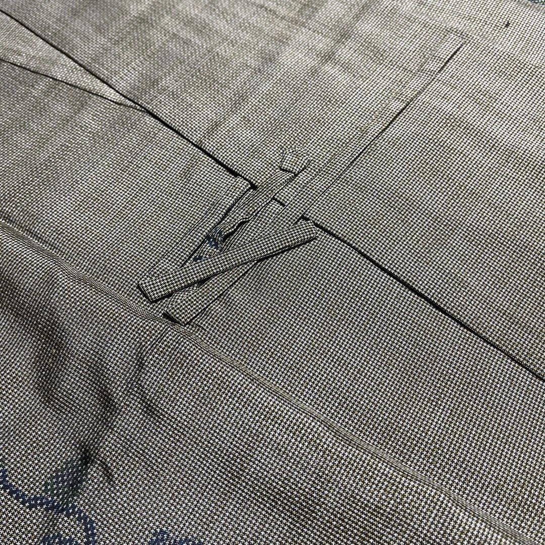 大島一元織　単衣ロング￼道中着