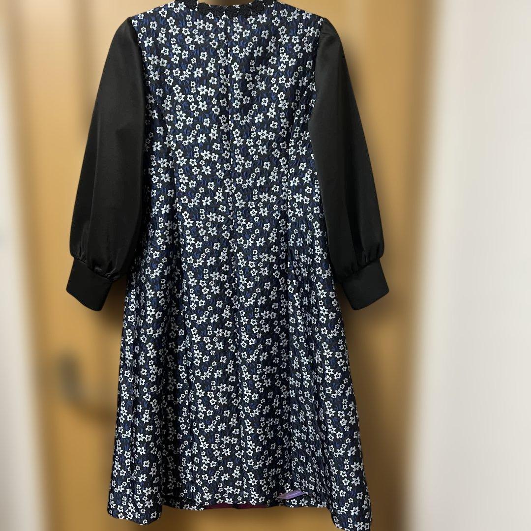 42スーパービューティー　新品未使用　前空きジャガードワンピース