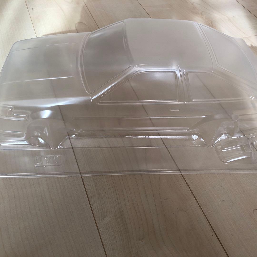 パンドラRC AE86 レビン3DRクリアボディ