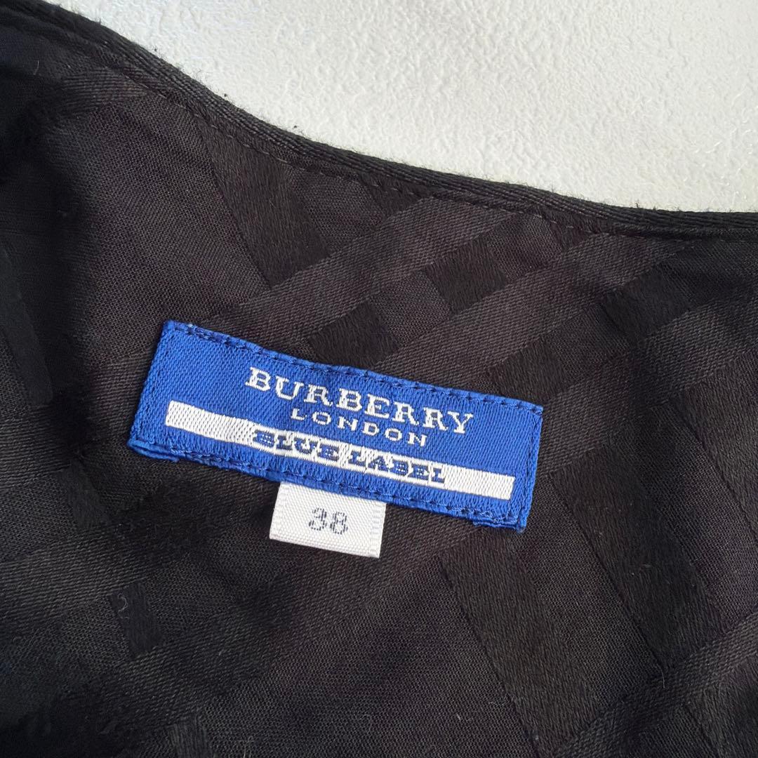 美品 希少 BURBERRY BLUE LABEL シャドーチェック ワンピース