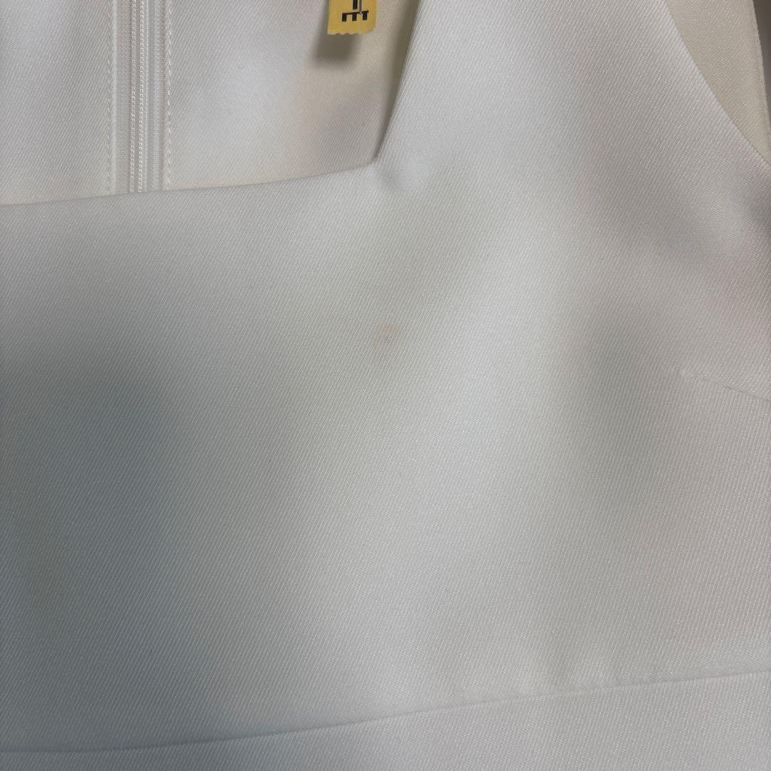 ひまわり 卒業式セレモニードレス　ホワイト ジャケットジャンパースカート