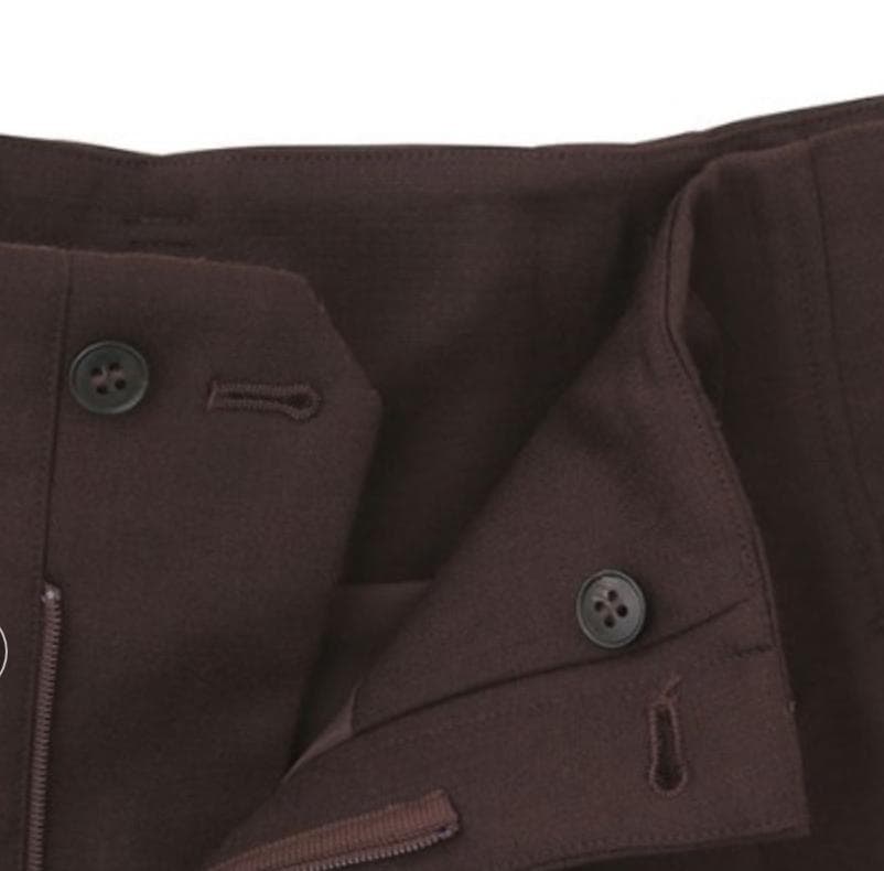 新品・未使用【ETRE TOKYO】ダブルクロスベルテッドセミワイドパンツBR