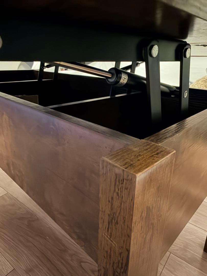 テーブル　リビングテーブル　拡張可能　高さ調整　昇降式　ローテーブル