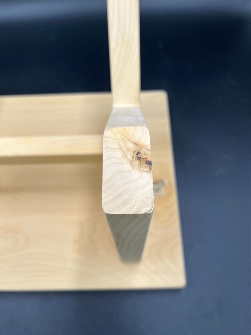 [即購入OK] 本榧　風呂椅子(特大) 新品未使用　無垢材一枚物　年末特価品