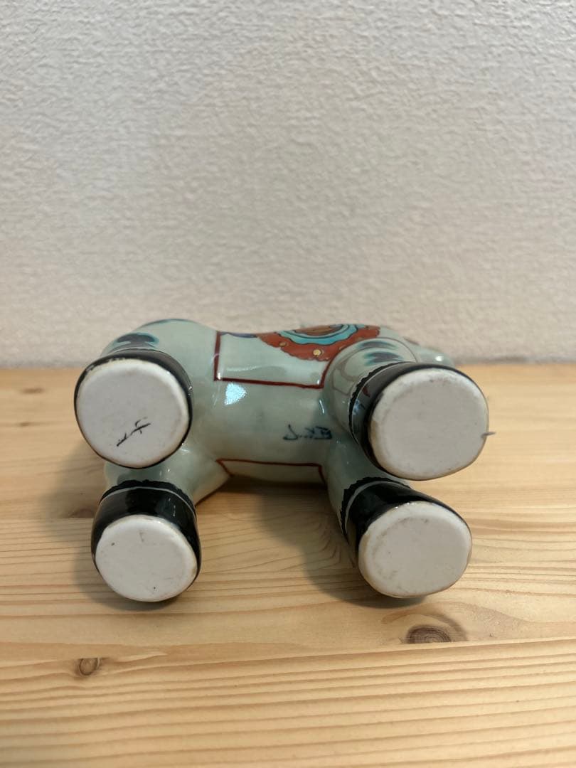 【午年に】有田焼 円左エ門窯 色絵 馬 置物 縁起物／インテリア