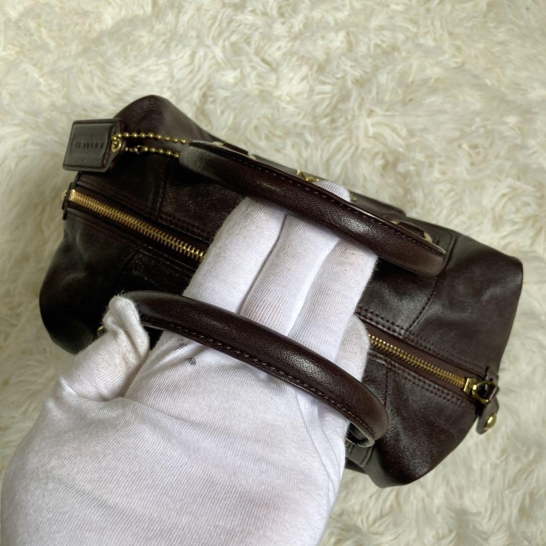 未使用級 vintage coach archive アシュレイ ミニボストン