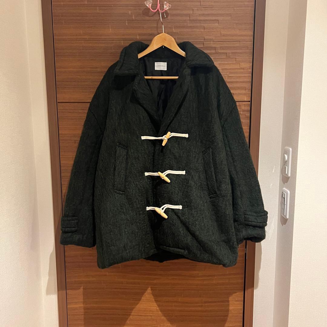 ジャケット・アウター double breasted wool shaggy duffle coat