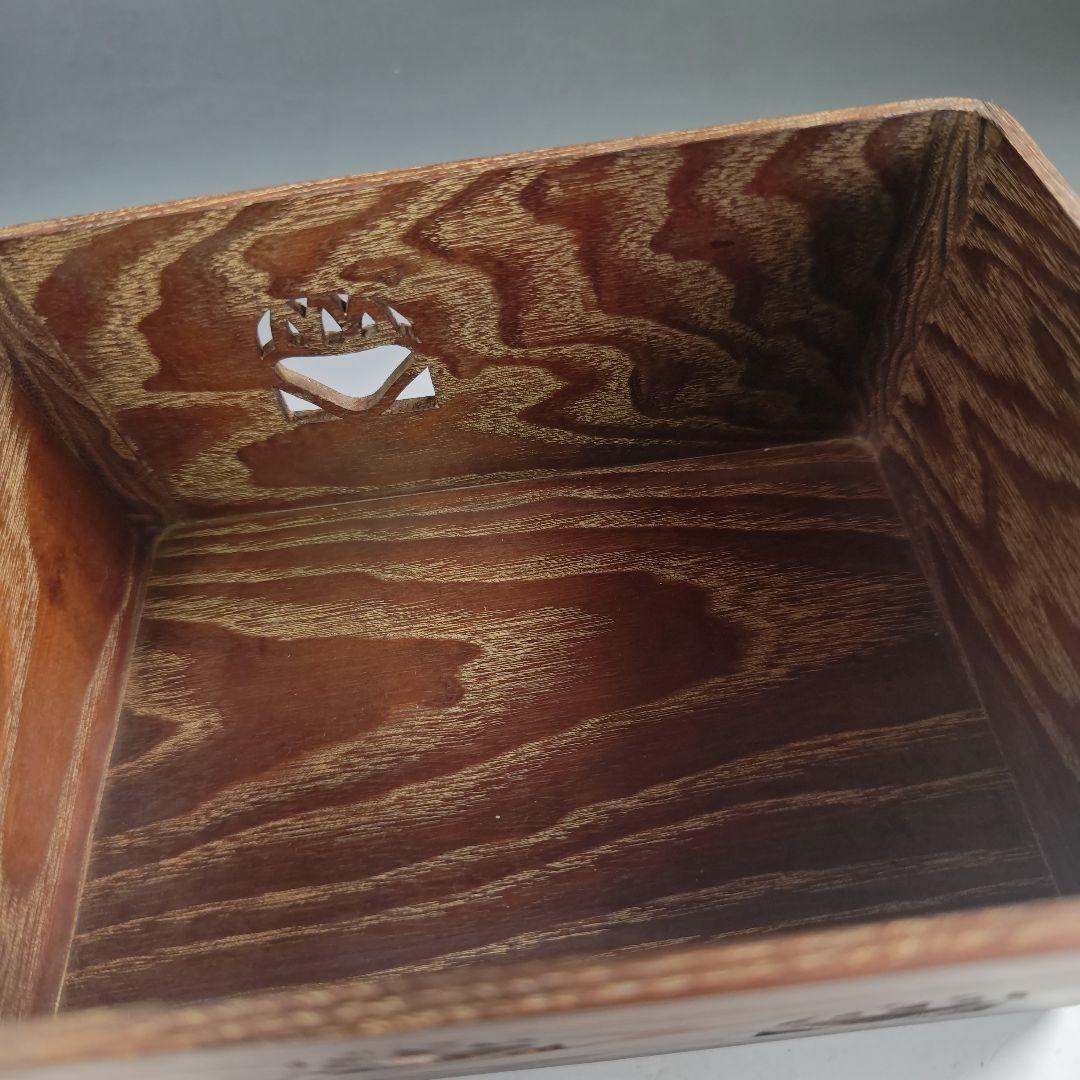 ウ256 莨盆『指物師　大崎雄斉』『鵬雲斎好　桐透　桑手付　煙草盆　共箱』茶道具