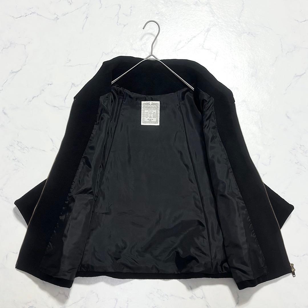 【美品】BEARDSLEY ビアズリー /ポンチョ ケープ コート ブラック